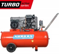 Компрессор поршневой ременной Aurora STORM-100 TURBO active design (100л, 340л/мин, 2.2кВт, 10бар, 220В)